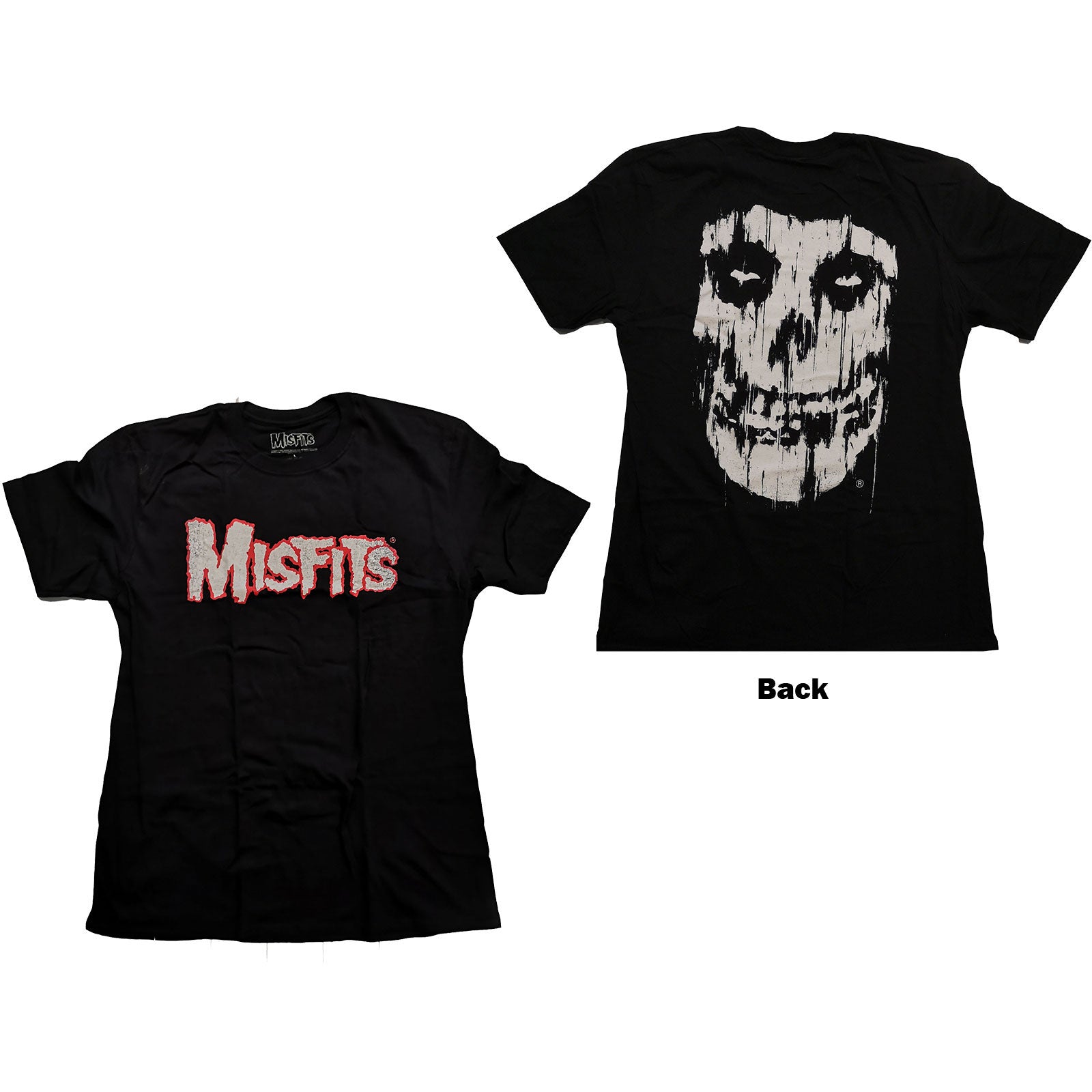 Image of Misfits T-shirt - Streak (Back Printed) Rock Off